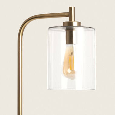 Product van Staande Lamp van Metaal en Glas Joile 