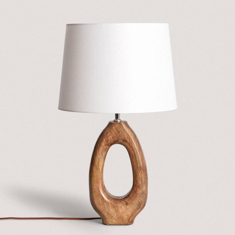 Produit de Lampe à Poser en bois Darshan ILUZZIA