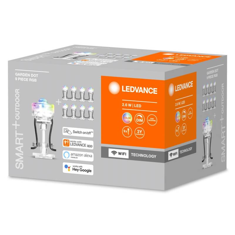 Produit de Lumières LED 2.5W RGB Smart+ WiFi Mini sur Piquet pour Extérieur LEDVANCE 4058075478534