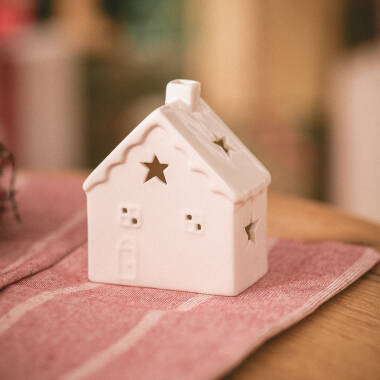 Product of Bianca Ceramic LED Christmas House Battery Operated