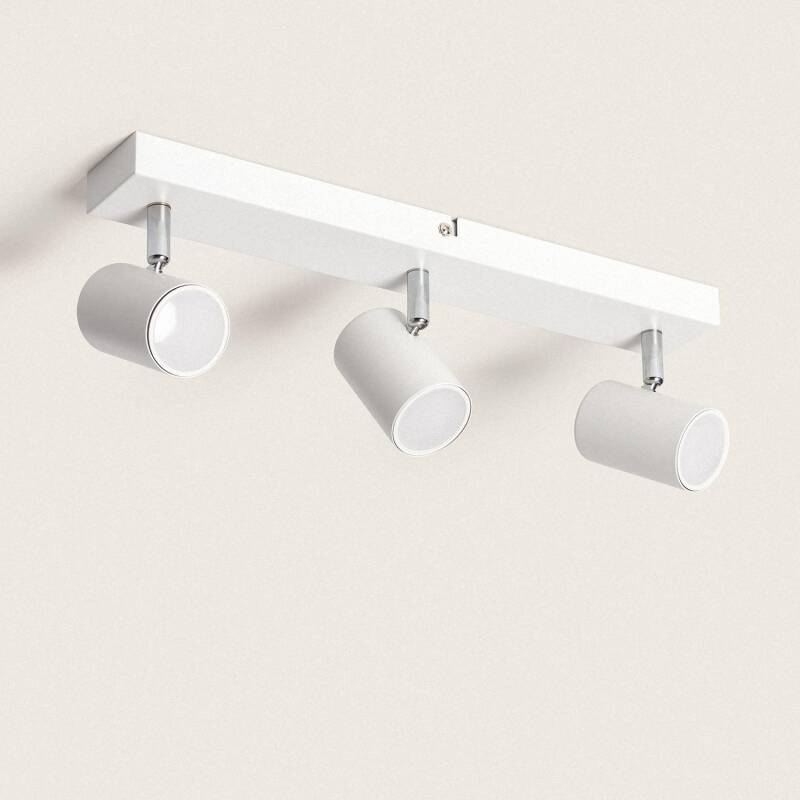 Prodotto da Lampada da Soffitto Orientabile Metallo 3 Faretti Wuedy