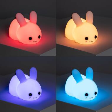 Produkt von LED-Nachtlicht Hase RGB Silikon