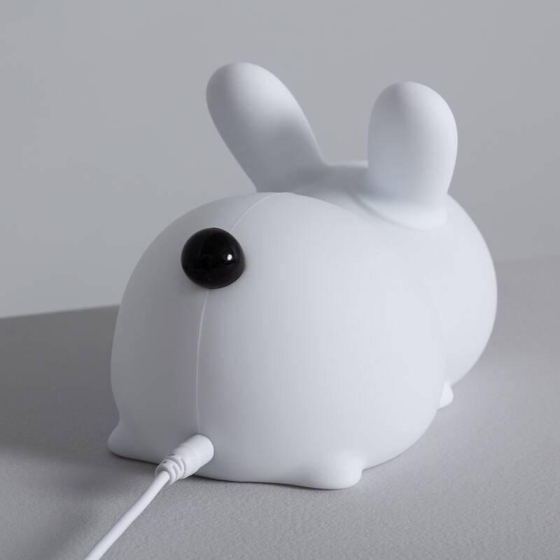 Product of LED Rabbit RGB Silicone Nightlight with Battery IP67