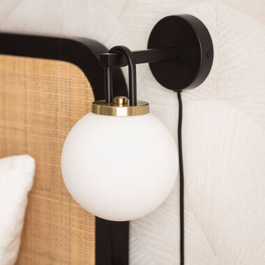 Produit de Lampe Murale Métal et Verre Arnor