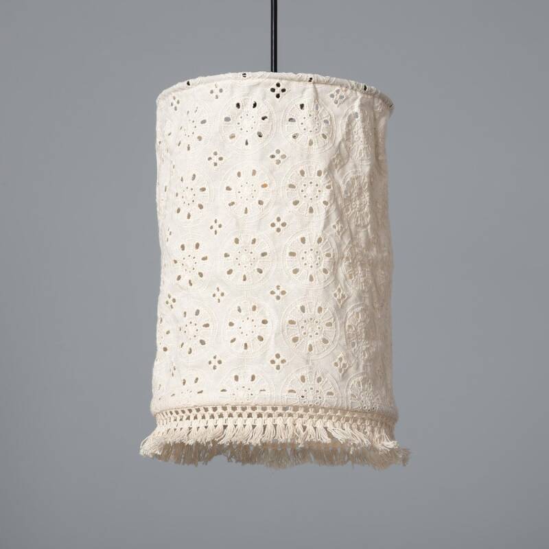 Producto de Otomi Fringed Cotton Pendant Lamp 