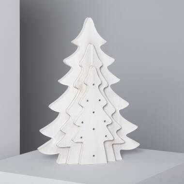 Prodotto da Albero di Natale LED Legno a Pile Kolm