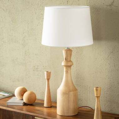 Produit de Lampe à Poser en bois Marala ILUZZIA