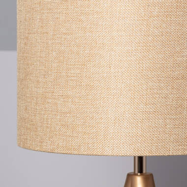 Product of Wolby Wood and Fabric Table Lamp