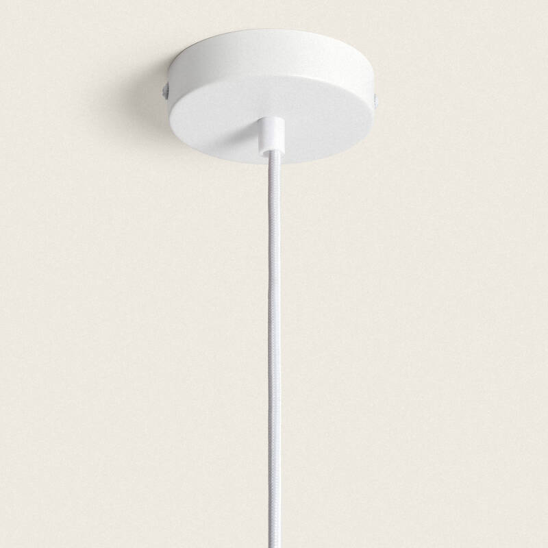 Product van Hanglamp van Metaal en Stof Flamenco