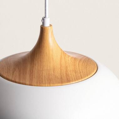 Product of Serena Metal & Wood Pendant Lamp 