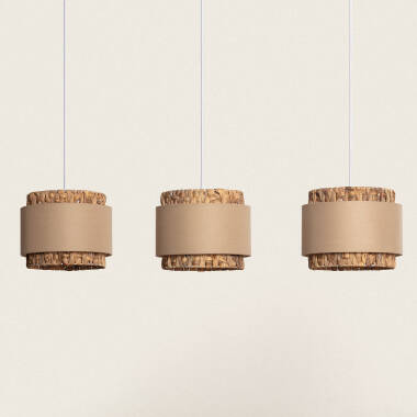 Product of Orleans Tri Natural Fibres Pendant Lamp 