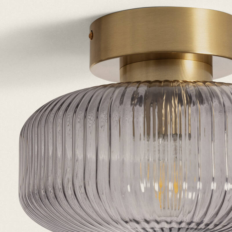 Product van Plafondlamp Windsor Metaal en Glas