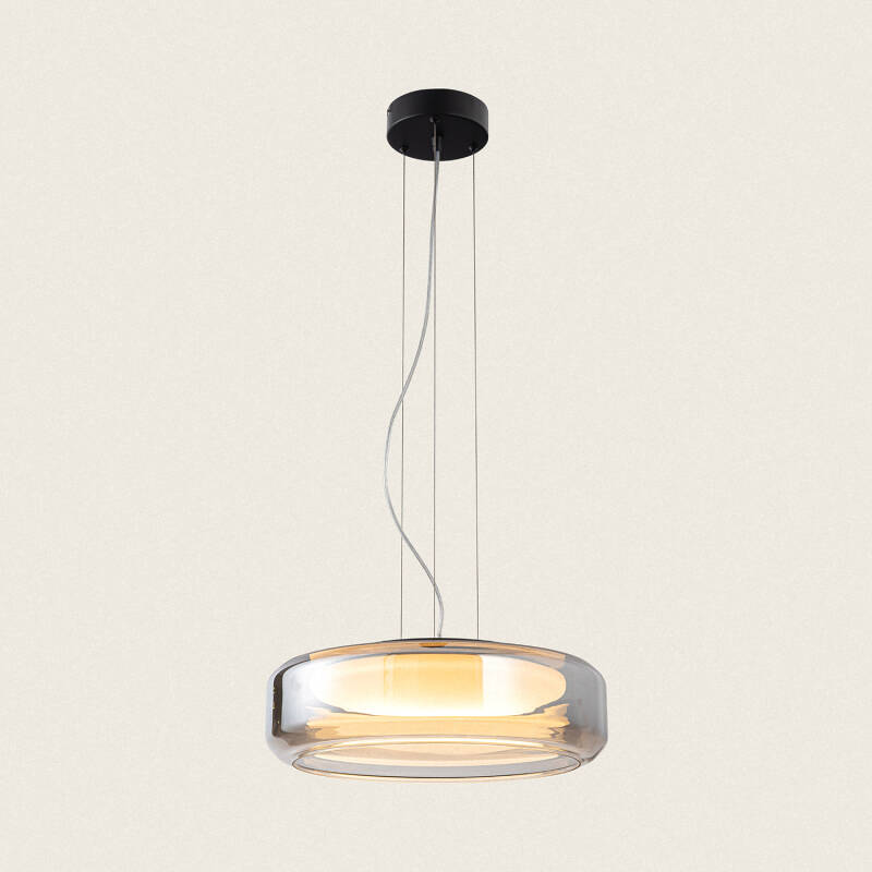 Product of Cliffen L 24W Metal & Glass LED Pendant Lamp 