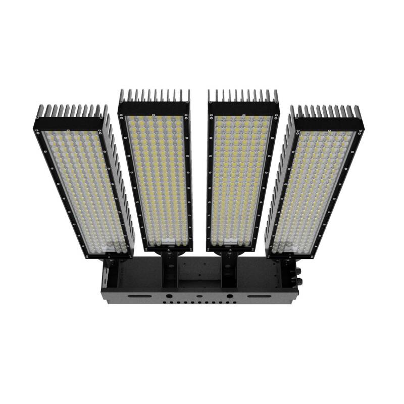 Product of 1200W 0-10V Dimmable INVERTRONICS Professional LUMILEDS Nova Stadium LED Floodlight LEDNIX 150lm/W IP66