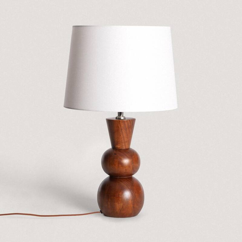 Product of Vinda Wooden Table Lamp ILUZZIA 