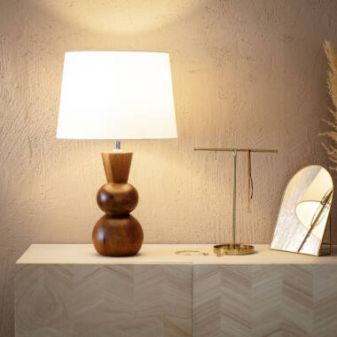 Product of Vinda Wooden Table Lamp ILUZZIA 