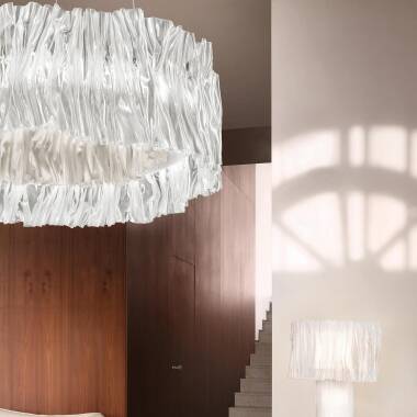 Prodotto da Lampada a Sospensione SLAMP Fisarmonica Suspension White 