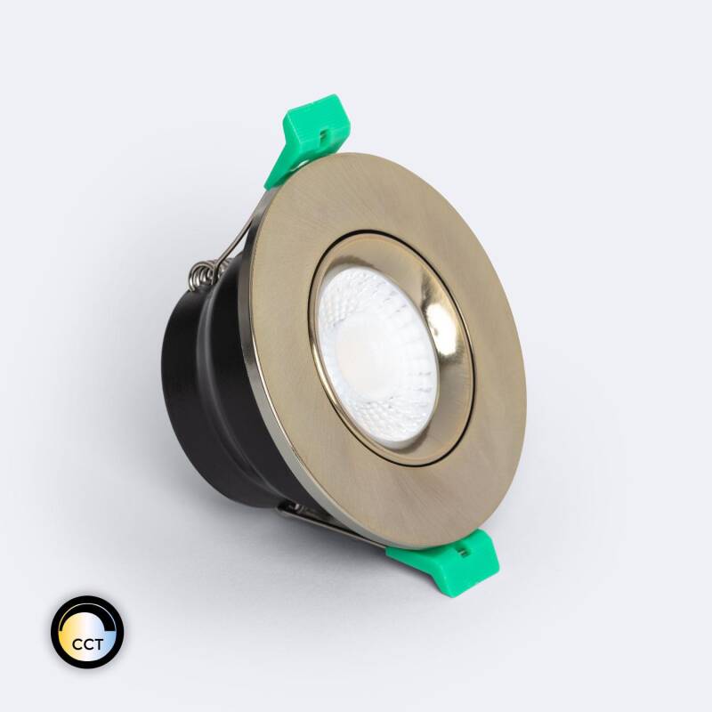 Prodotto da Faretto Downlight LED 5-8W Circolare Ignifugo Regolabile IP65 Foro Ø 65 mm Design Orientabile