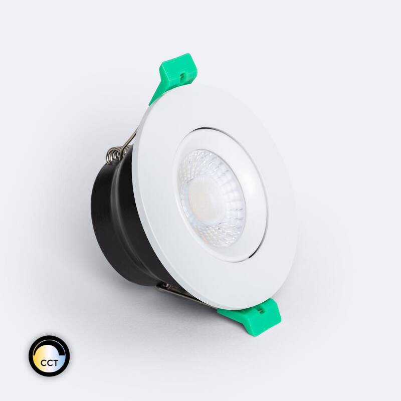 Product of 5-8W Round Dimmable Fire Rated IP65 LED Downlight Ø 65 mm Cut-out Design Adjustable