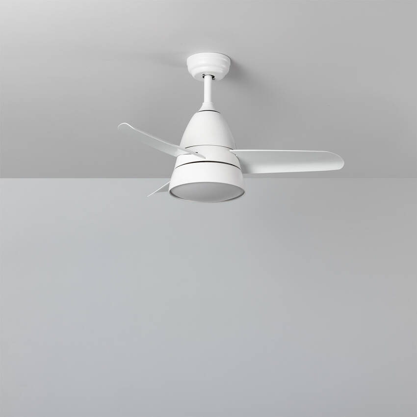 Prodotto da Ventilatore da Soffitto Silenzioso Industrial Bianco 91cm Motore DC