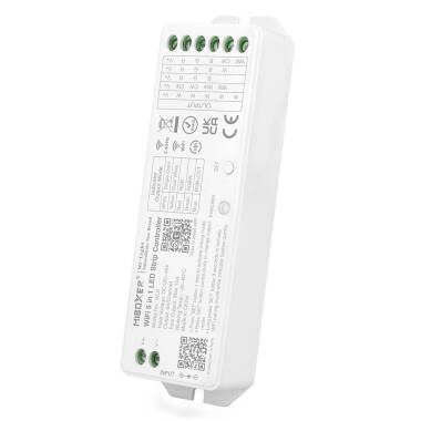 Produkt od Přijímač Stmívač LED WiFi 5v1 pro  Pásky Jednobarevné/CCT/RGB/RGBW/RGBWW 12/24V DC MiBoxer