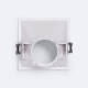 Product van Ring Downlight  Vierkant  45º Laag  UGR Voor LED Lamp GU10 / GU5.3  Zaagmaat 85x85 mm