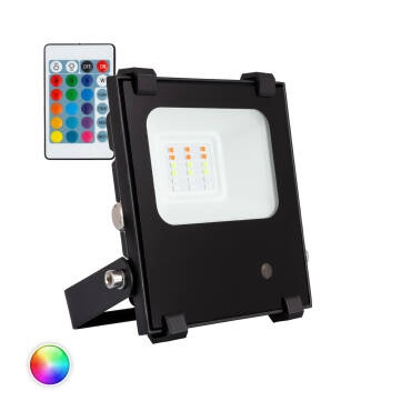 Product 10W HE PRO Dimmable RGB LED floodlight 135lm/W IP65