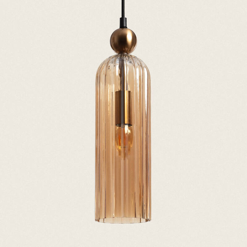 Product van Hanglamp Metaal en Glas Cheryl