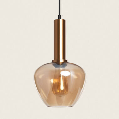 Daira Metal & Glass Pendant Lamp