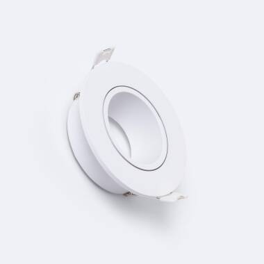 Produkt von Downlight-Ring Rund Weiß für GU10 / GU5.3 LED-Glühbirne Schnitt Ø 75 mm