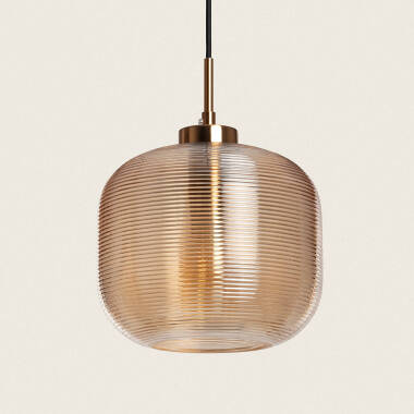 Beryl Metal & Glass Pendant Lamp