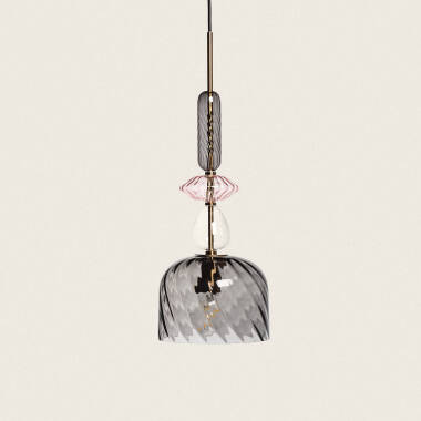 Caheli Metal & Glass Pendant Lamp