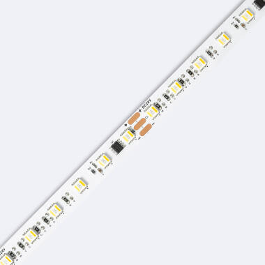 Prodotto da Striscia LED RGBWWIC Digitale SPI 24V DC 60LED/m 5m IP20 Larghezza 12mm Taglio ogni 10cm