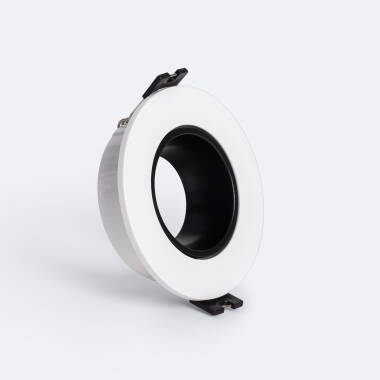 Conical Low UGR Downlight Ring in Black for GU10 / GU5.3 LED Bulbs with Ø 70 mm Cut-Out