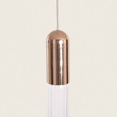 Product of Harold Slim 2.5W Metal & Glass LED Pendant Lamp 