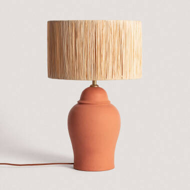 Llana Terracota Table Lamp ILUZZIA