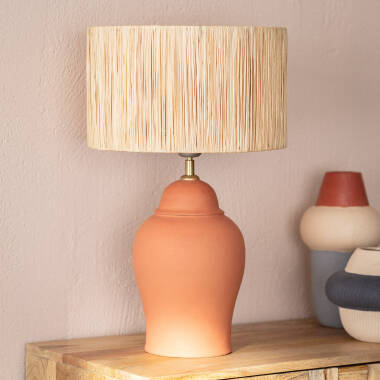 Product of Llana Terracota Table Lamp ILUZZIA 