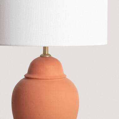 Product of Llana Terracota Table Lamp ILUZZIA 