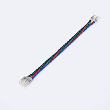 Dubbele Hippo connector met kabel voor Ledstrip RGB/RGBIC COB 24V DC IP20 Breedte 10mm