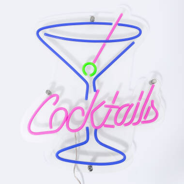 Neon LED Bord Cocktails