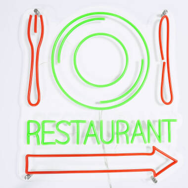 Enseigne Néon LED Restaurant