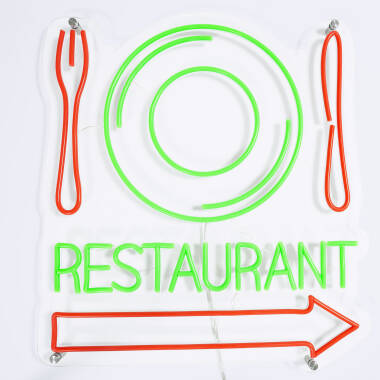 Neonový Nápis „Restaurant“