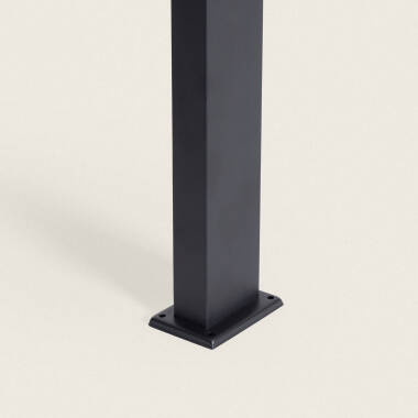 Product of Goran 2W Aluminium Outdoor Solar LED Bollard with Motion Sensor 50cm 