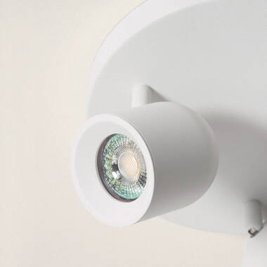 Product van Plafondlamp Rond Richtbaar van Aluminium 3-Spots Caleb