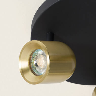 Product van Plafondlamp Rond Richtbaar van Aluminium 3-Spots Caleb