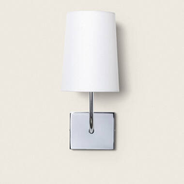 Product van Wandlamp Metaal Silver-Wollen Conne