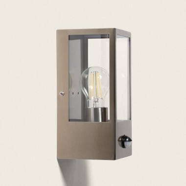 Haworth Stainless Steel Outdoor Wall Lamp with Motion Sensor