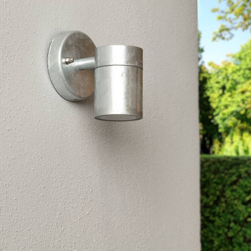 Product of Coastal Viking Polished Steel Outdoor Wall Lamp 