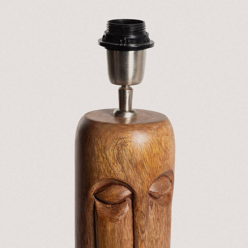 Product of Totem Wooden Table Lamp Base with ILUZZIA 