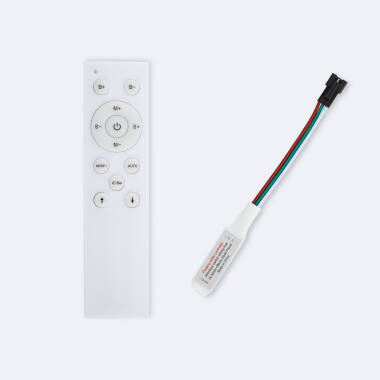 12-24V DC Digital Monochrome LED Dimmer Controller with RF Remote